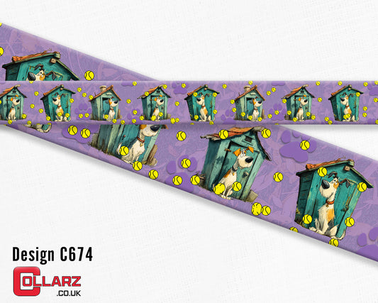 Design C674 UV printed Biothane® beta