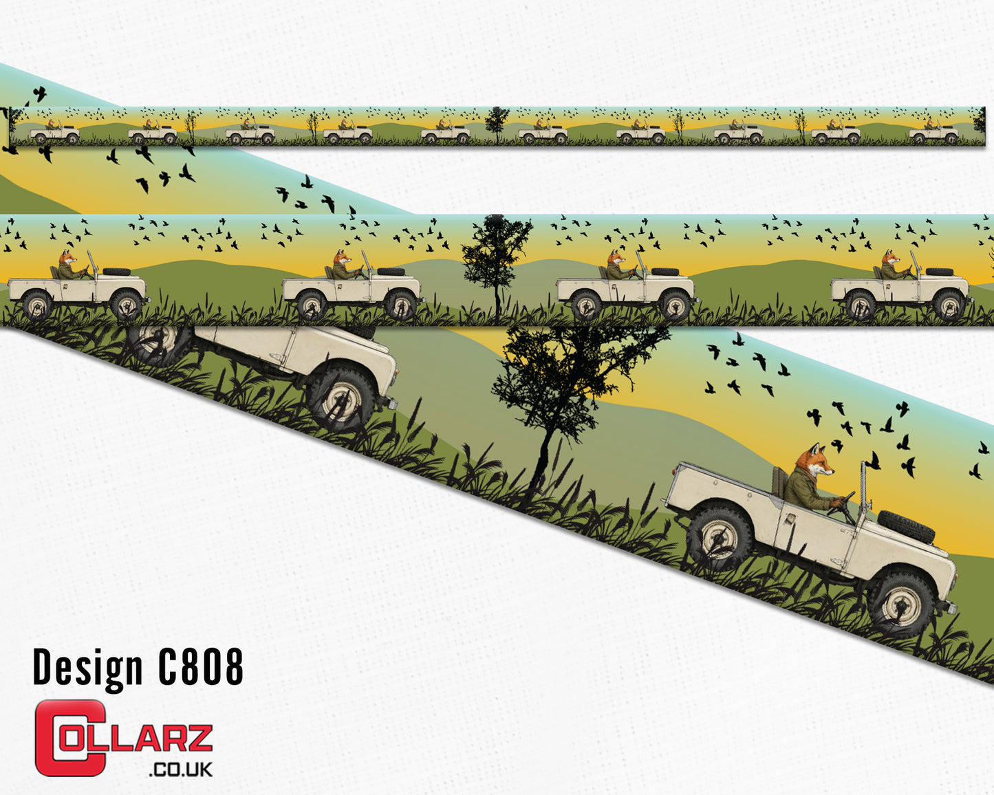 Design C808 UV printed Biothane® beta