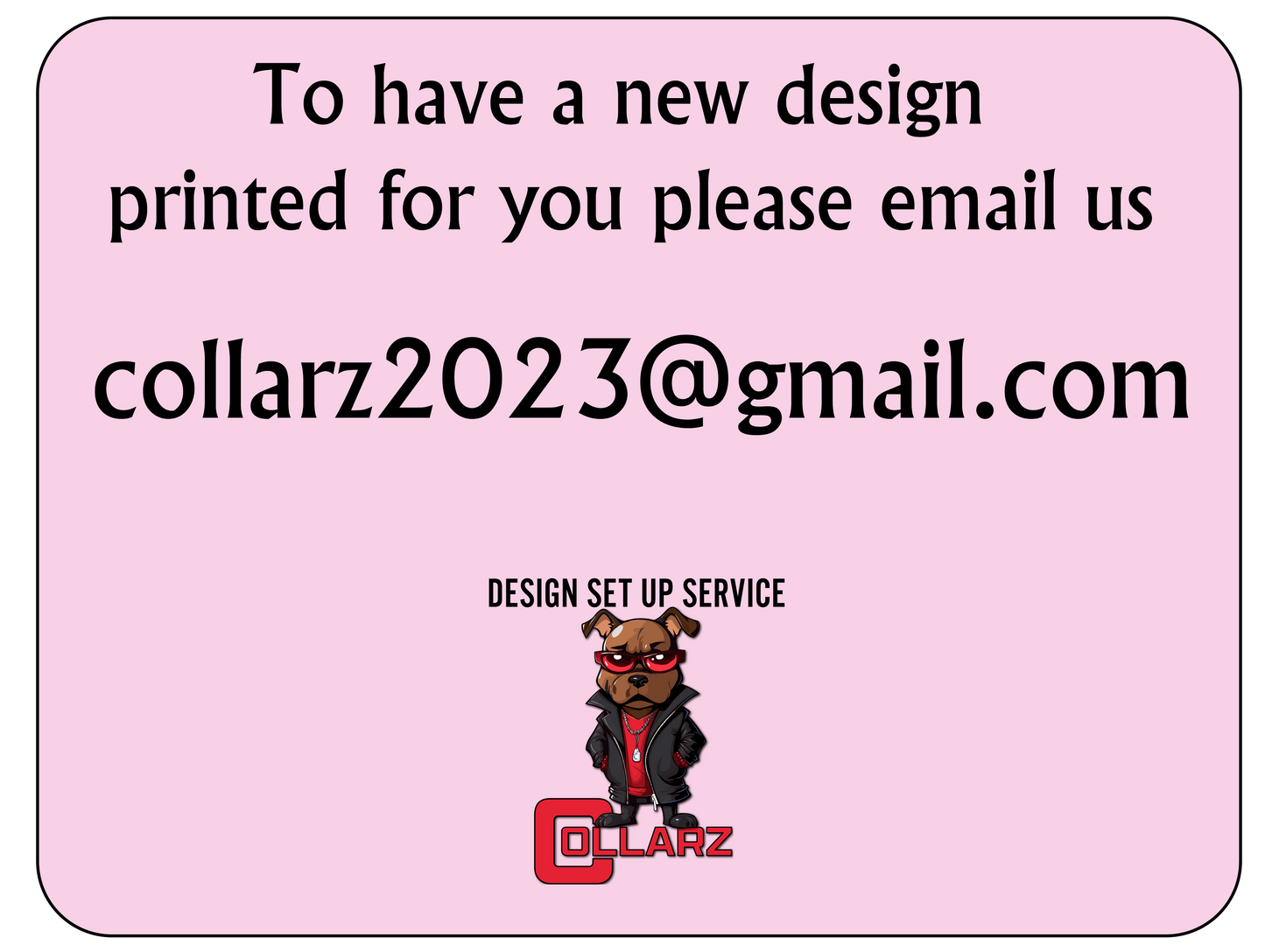 Order for Customised Design